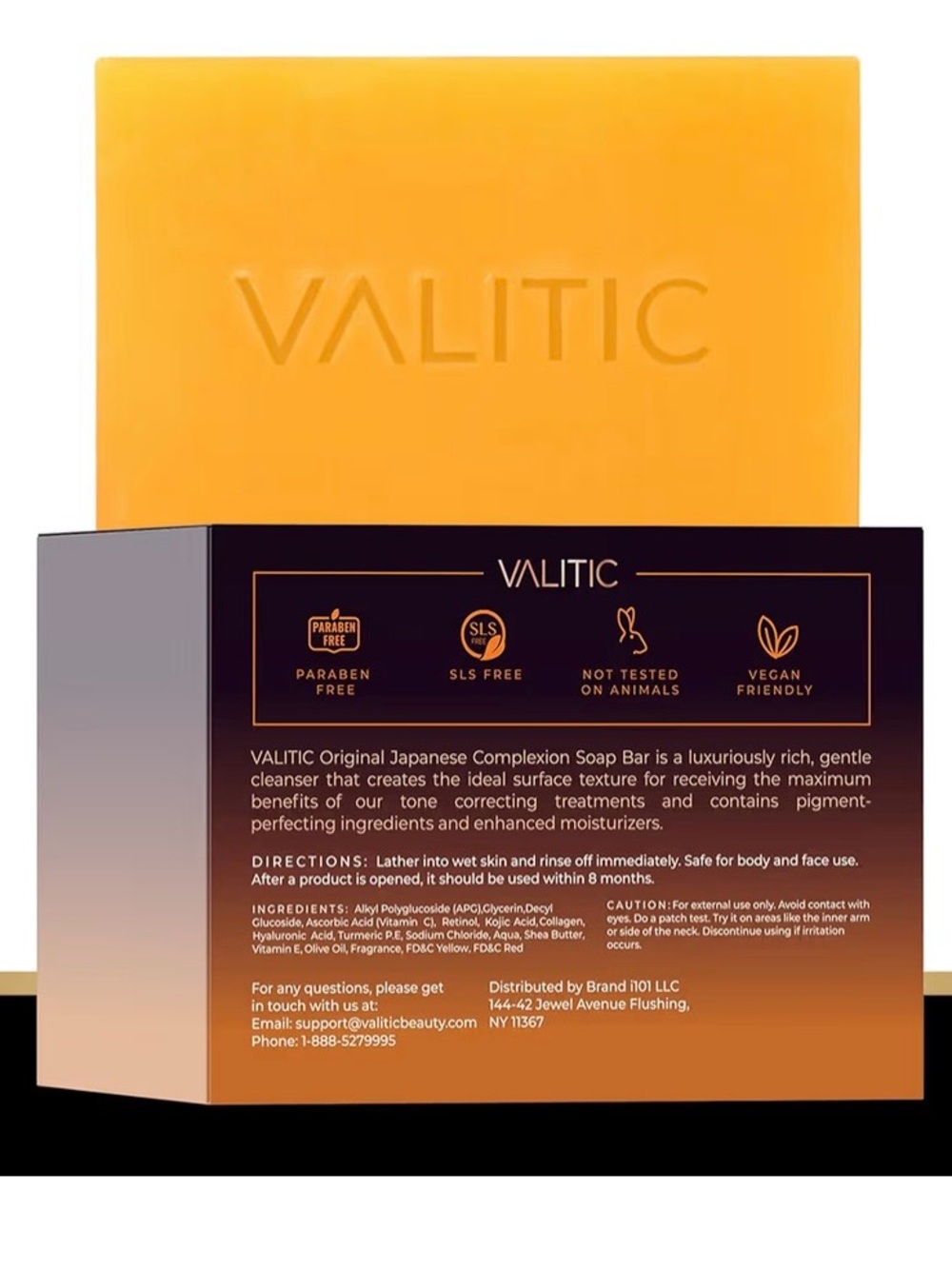 Kojic Acid + Vitamin C & Retinol Turmeric Soap Bars — Orange - Picture 9 of 9